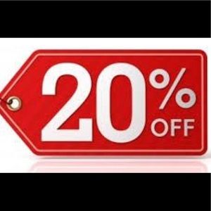 My Closet it 20% off when you bundle 2 items!!